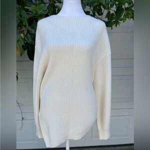 Women's Brochu Walker wool blend knit sweater long sleeves Small